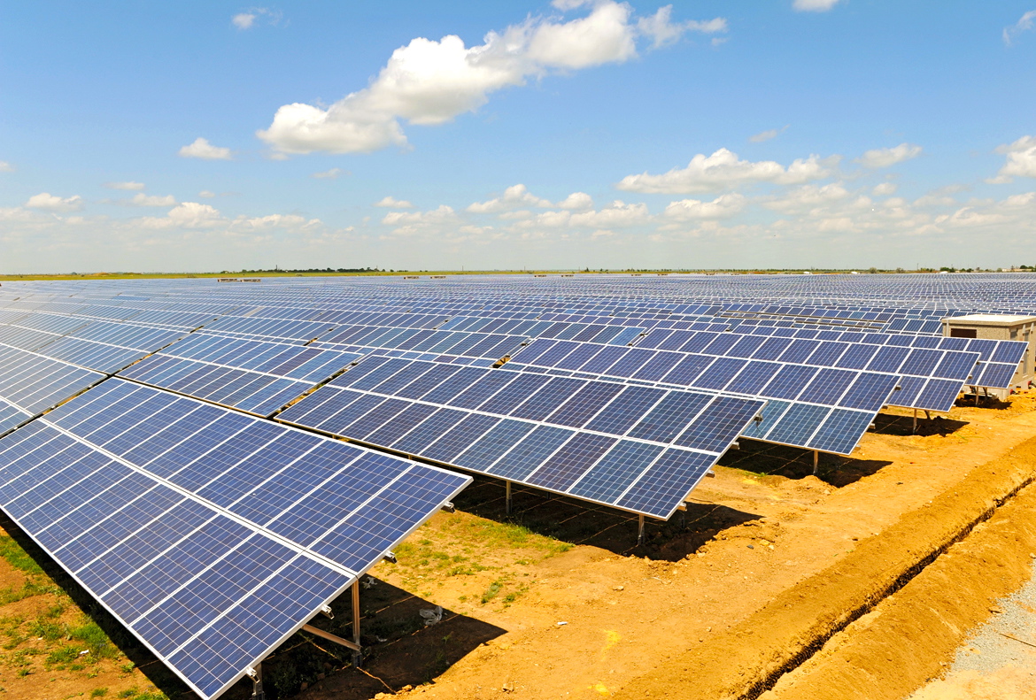 Ukraine opened Central Europe's largest solar power plant